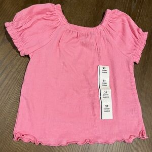NWT Pink 2T Toddler Cat & Jack Short Sleeve